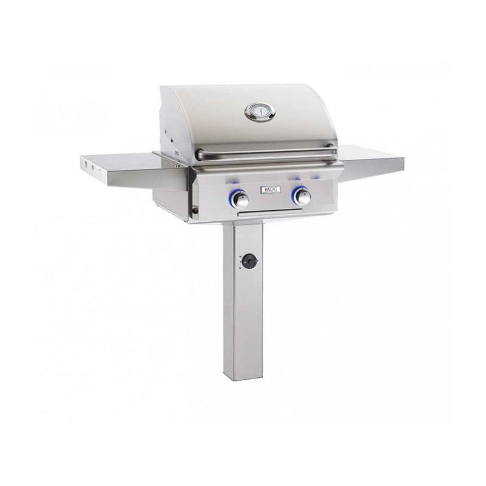 American Outdoor Grill 24" L-Series 2-Burner In-Ground Post Gas Grill