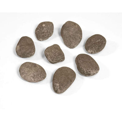 Athena 16-piece Colorado River Stones Ceramic Fire Media Set