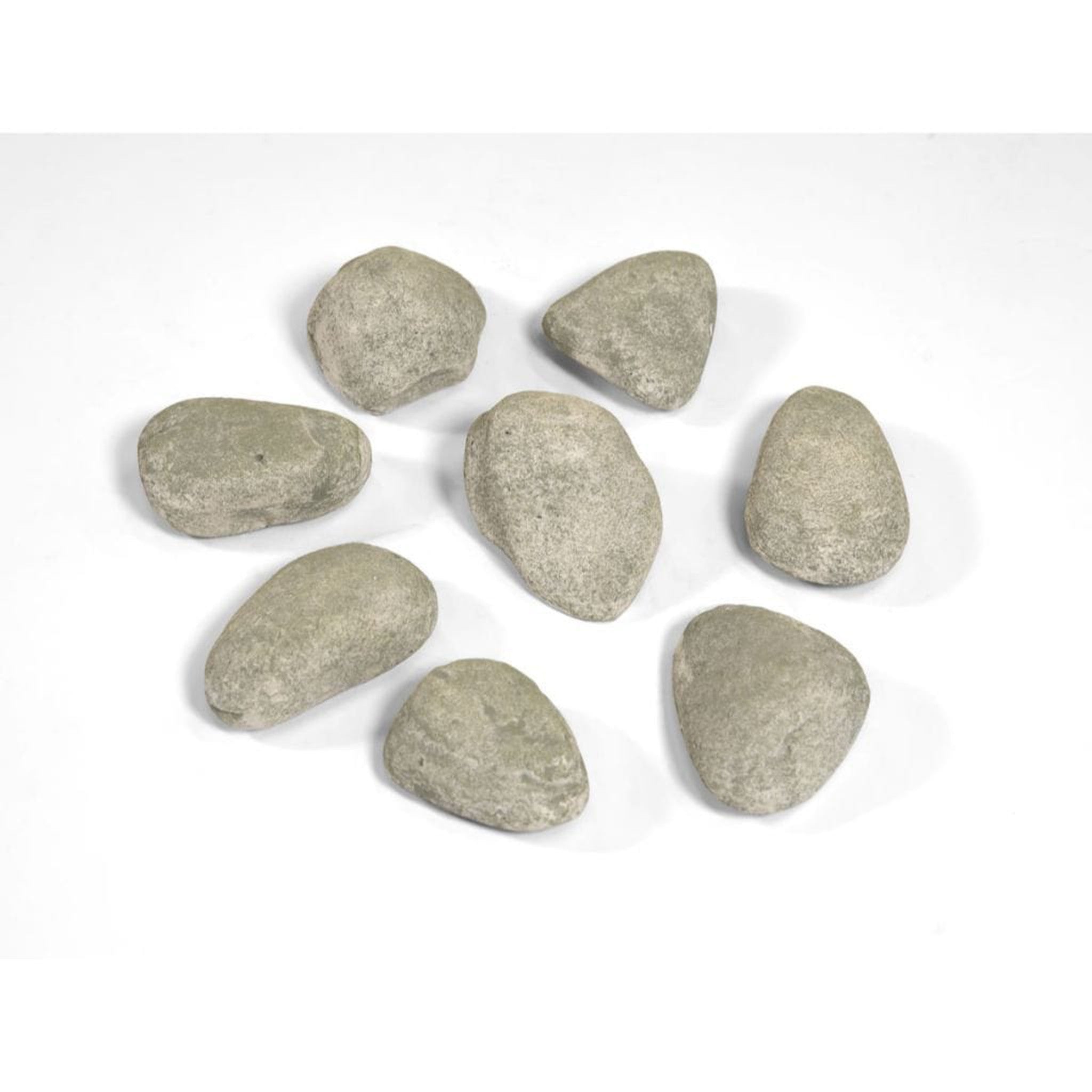 Athena 16-piece Colorado River Stones Ceramic Fire Media Set