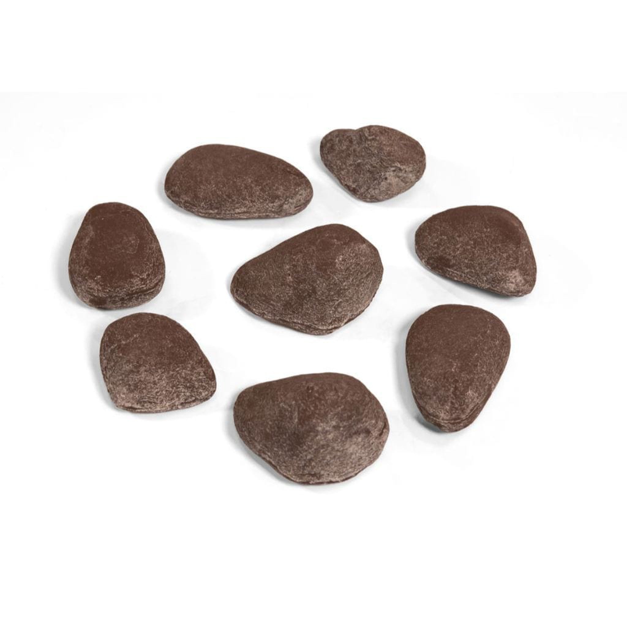 Athena 16-piece Colorado River Stones Ceramic Fire Media Set