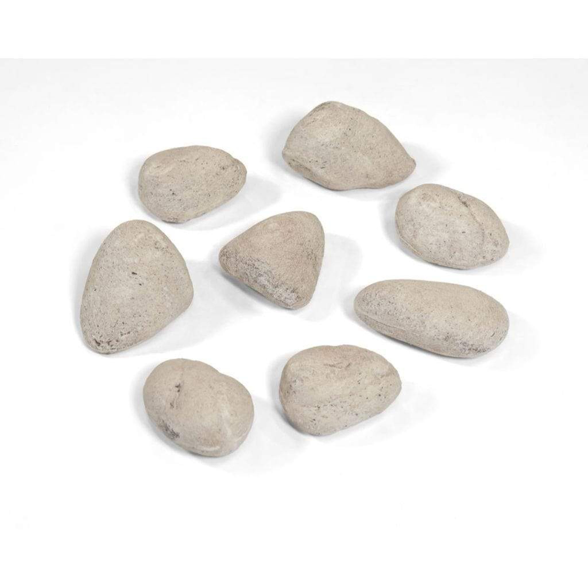 Athena 16-piece Colorado River Stones Ceramic Fire Media Set