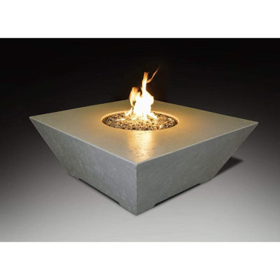 Athena 48" Olympus Square Concrete Gas Fire Pit Table