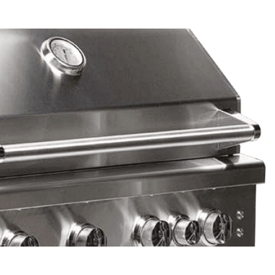 Broilmaster B-Series 32" 4-Burner Stainless Steel Natural Gas Grill Head With Built-In Infrared Burner and Cooking Lights