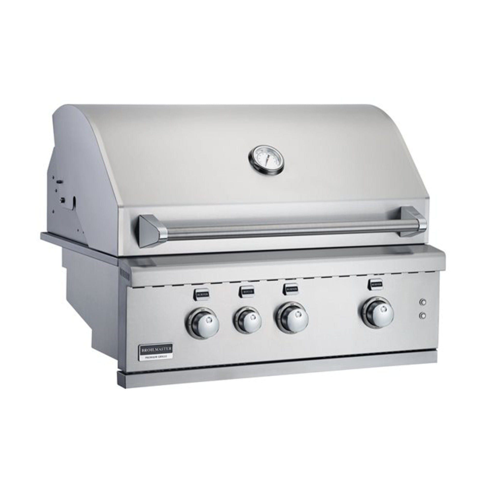 Broilmaster B-Series 40" 5-Burner Stainless Steel Propane Grill Head With Built-In Infrared Burner and Cooking Lights