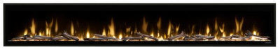 Dimplex Ignite Evolve 100" Built-in Linear Electric Fireplace With Tumbled Glass and Driftwood Media