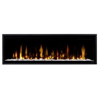 Dimplex Ignite Evolve 50" Built-in Linear Electric Fireplace With Tumbled Glass and Driftwood Media