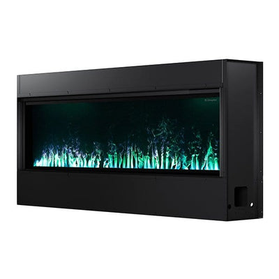 Dimplex Opti-Myst 66" Linear Electric Fireplace With Acrylic Ice and Driftwood Media