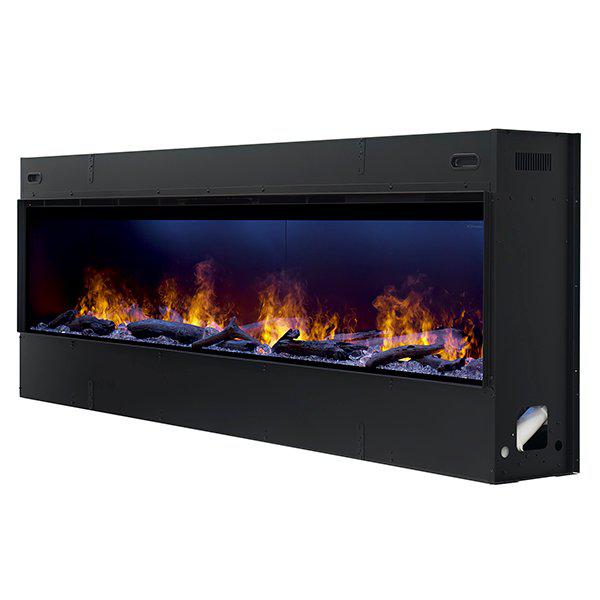 Dimplex Opti-Myst 86" Linear Electric Fireplace With Acrylic Ice and Driftwood Media