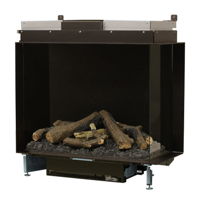 Faber e-MatriX 37" 2-Sided Right Facing Built-in Water Vapor Electric Fireplace