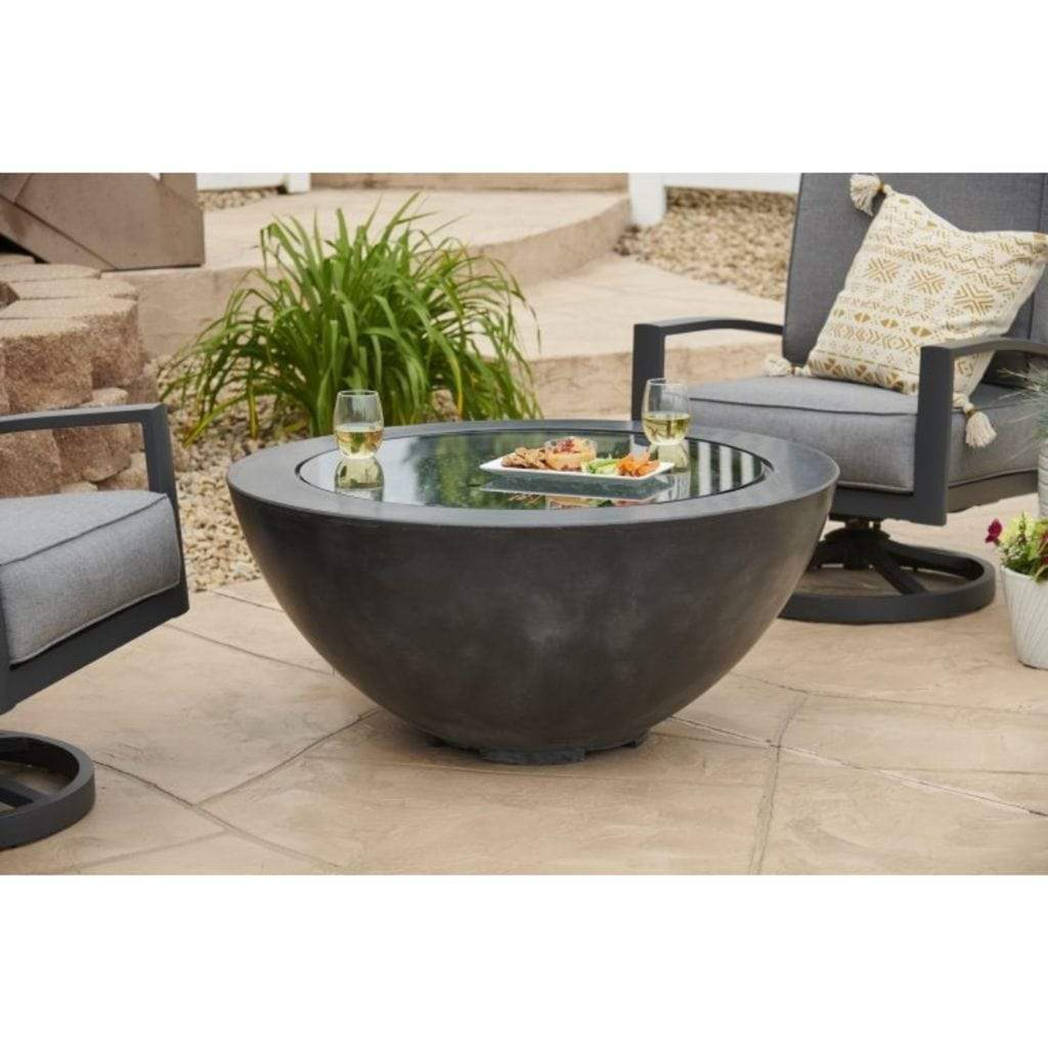 The Outdoor GreatRoom Company 30" Cove Round Gas Fire Pit Bowl