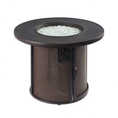 The Outdoor GreatRoom Company 31" Stonefire Round Gas Fire Pit Table