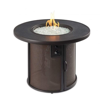 The Outdoor GreatRoom Company 31" Stonefire Round Gas Fire Pit Table