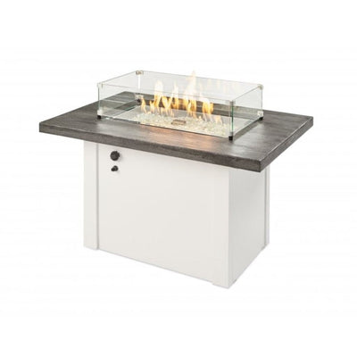 The Outdoor GreatRoom Company 44" Havenwood Rectangular Gas Fire Pit Table