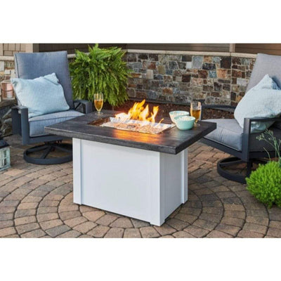 The Outdoor GreatRoom Company 44" Havenwood Rectangular Gas Fire Pit Table