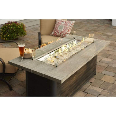 The Outdoor GreatRoom Company 61" Cedar Ridge Linear Gas Fire Table