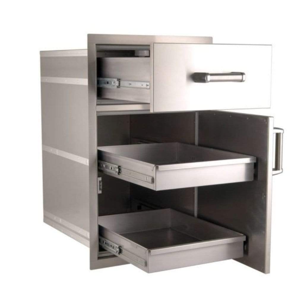 Fire Magic 20" 54020S Premium Flush Large Pantry Door/ Access Drawer Combo