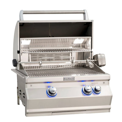 Fire Magic 24" 2-Burner Aurora A430i Built-In Gas Grill w/ Analog Thermometer