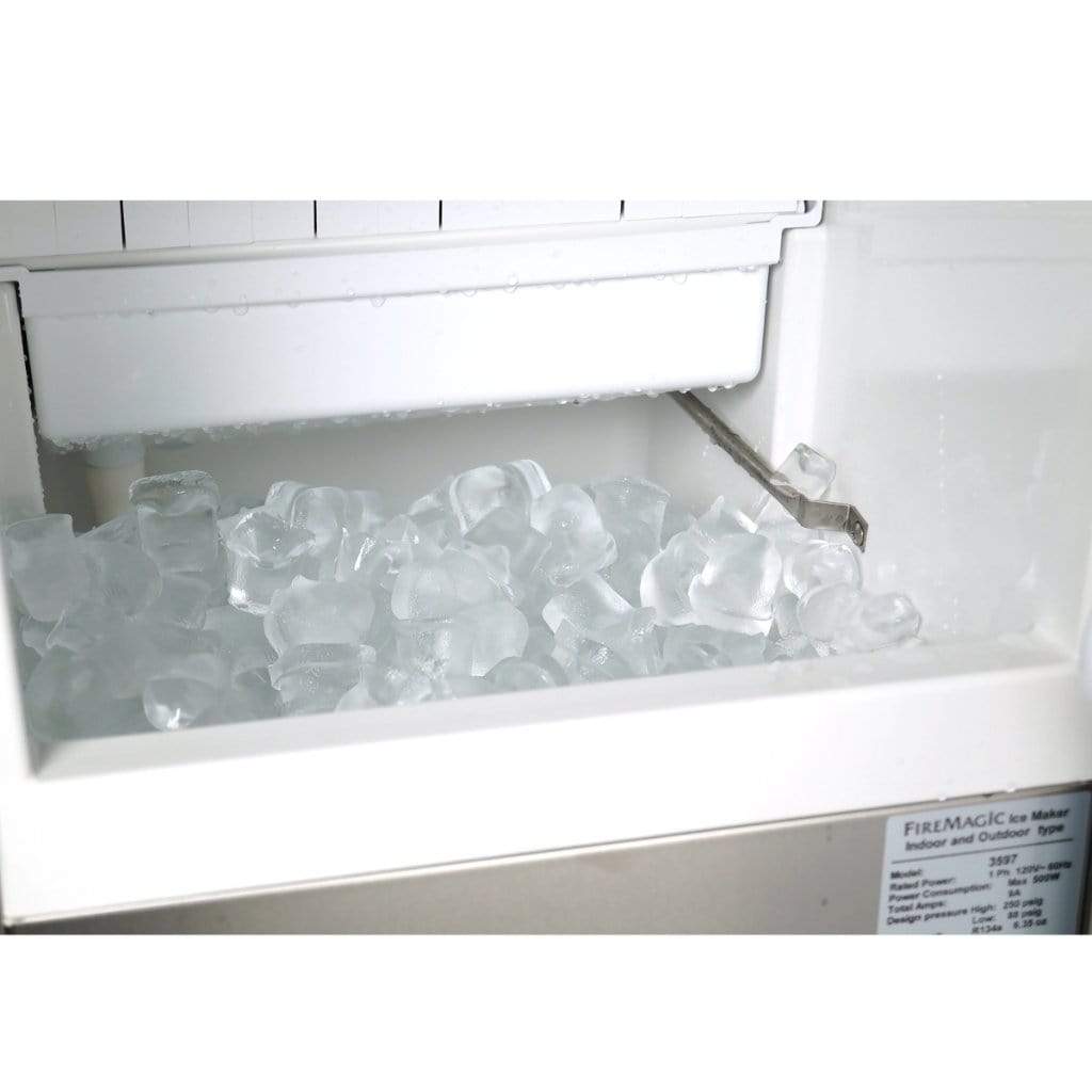 Fire Magic 5597 High Capacity Ice Maker w/ Reversible Door Hinge